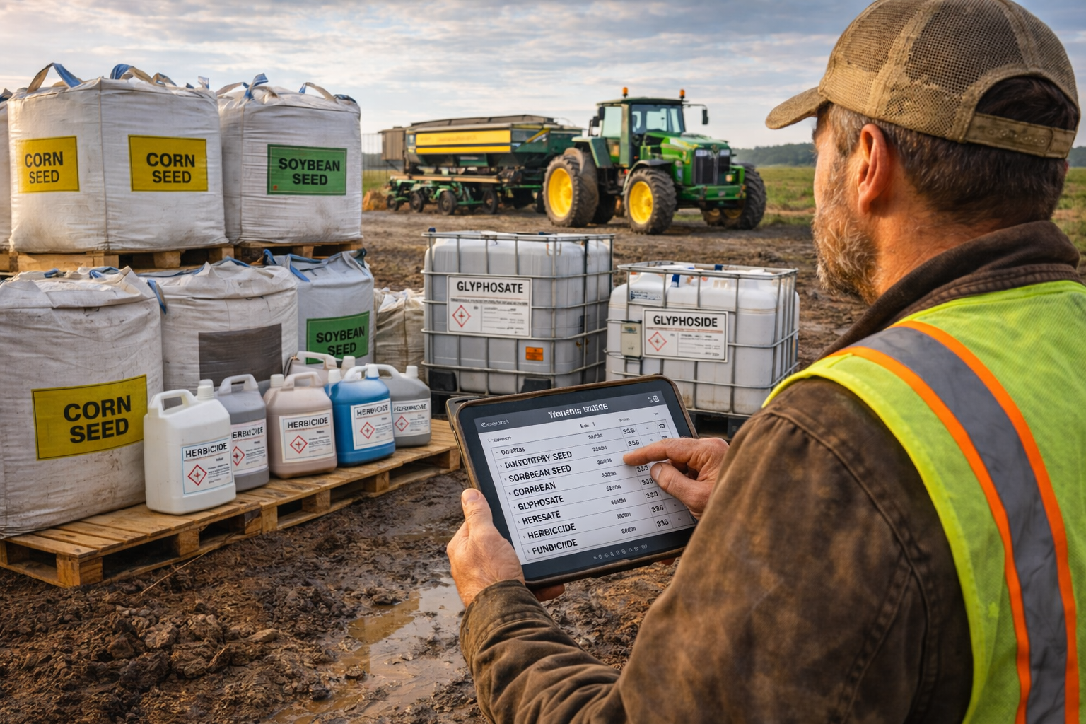 How Farmers Track Seed and Chemical Inventory During Planting Season