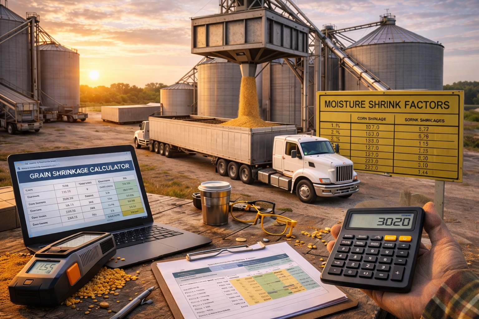 Grain Elevator Shrink Calculation Explained for Operators