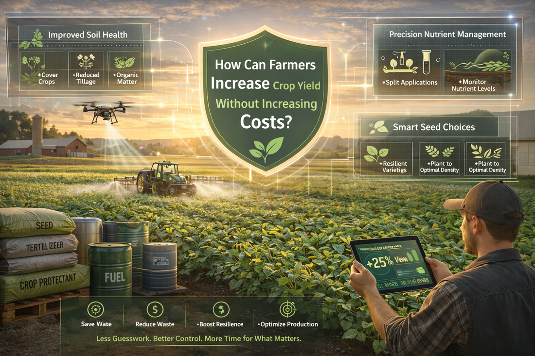 How Can Farmers Increase Crop Yield Without Increasing Costs?