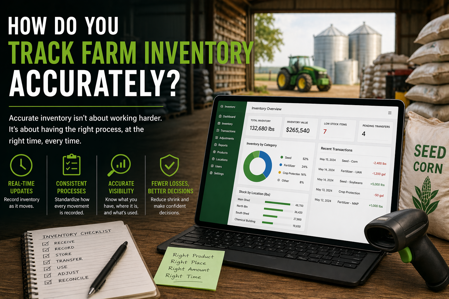 How Do You Track Farm Inventory Accurately?