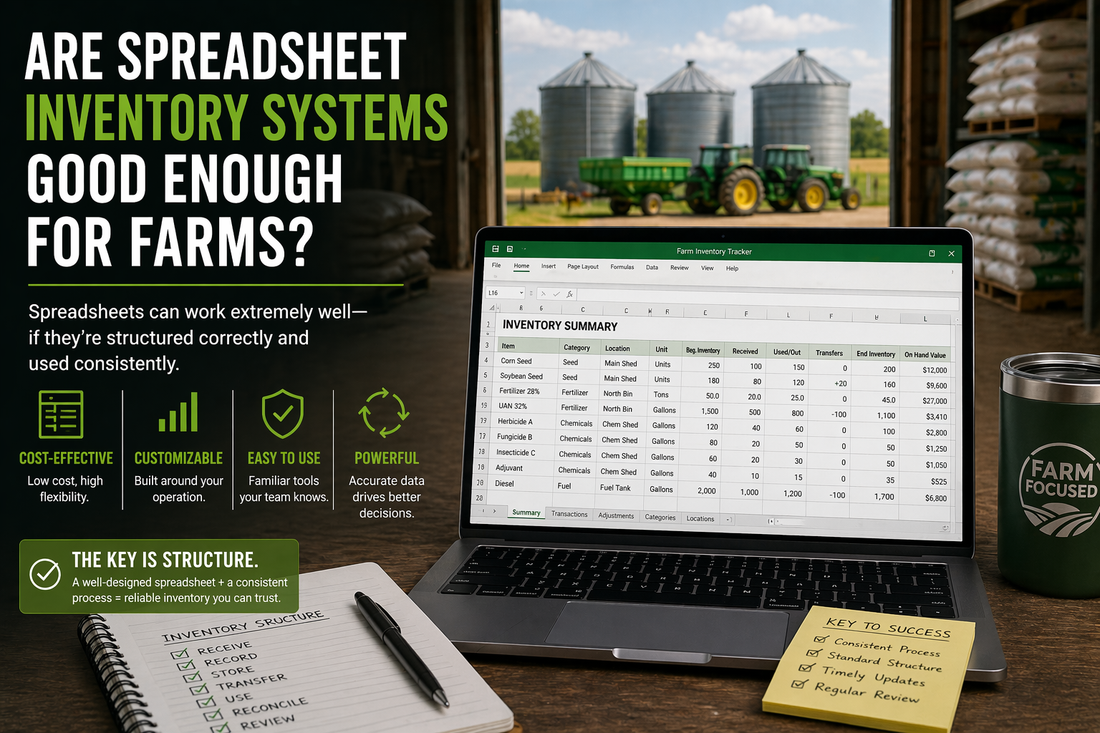 Are Spreadsheet Inventory Systems Good Enough for Farms?