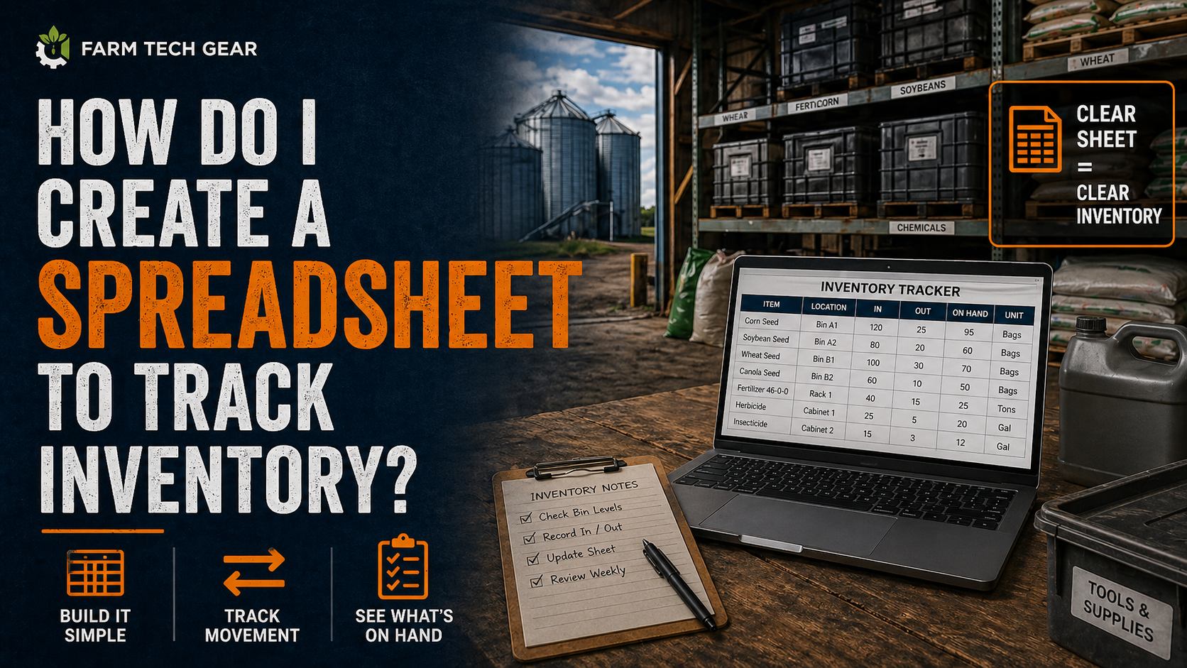How Do I Create a Spreadsheet to Track Inventory?
