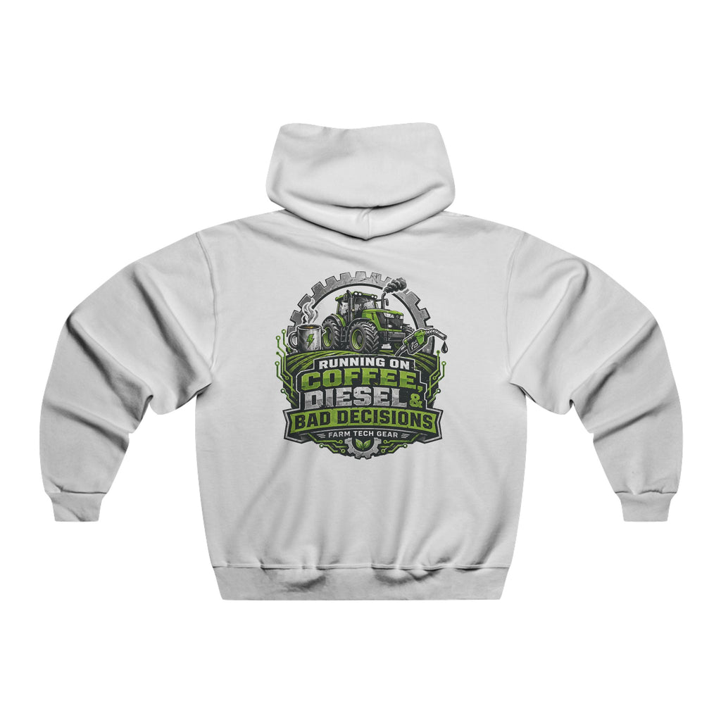 Running on Coffee Diesel Bad Decisions Farm Hoodie