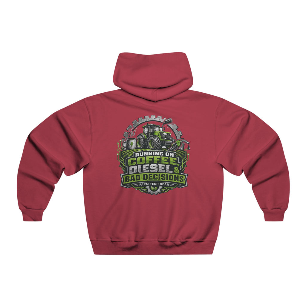 Running on Coffee Diesel Bad Decisions Farm Hoodie
