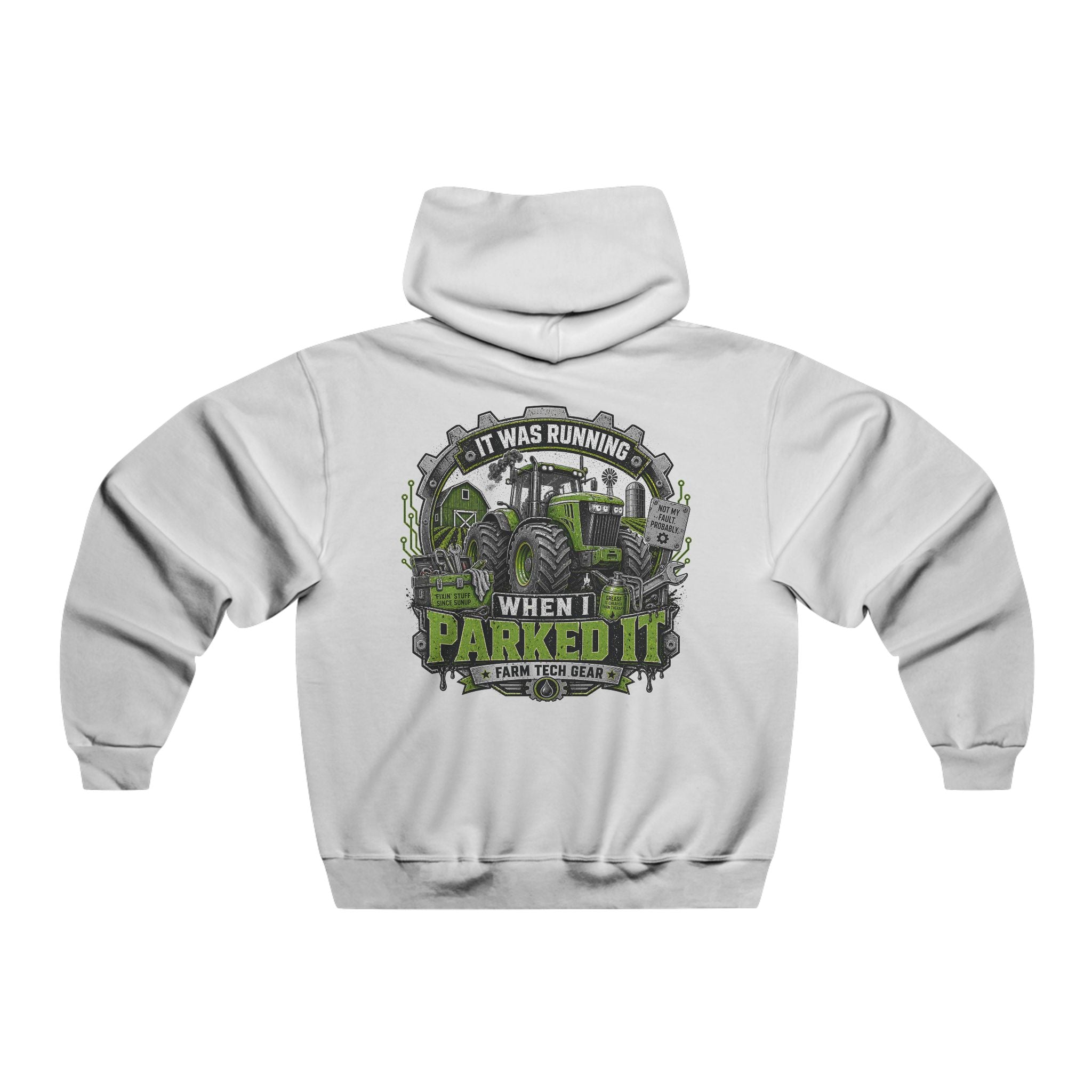 It Was Running When I Parked It Hooded Sweatshirt