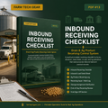 Inbound Receiving Checklist PDF | Grain & Ag Product Receiving Control System